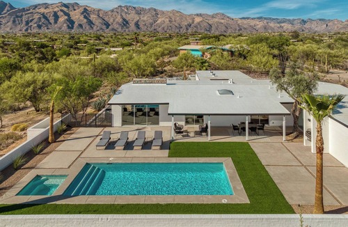 Tucson House | Catalina Foothill Hideaway by Gather: Mid-Century Retreat w/Pool & Mtn Views