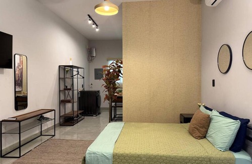 Ferrocarrilera Apartment | Cerca de la Playa con Alberca en Roof By GPSRenta