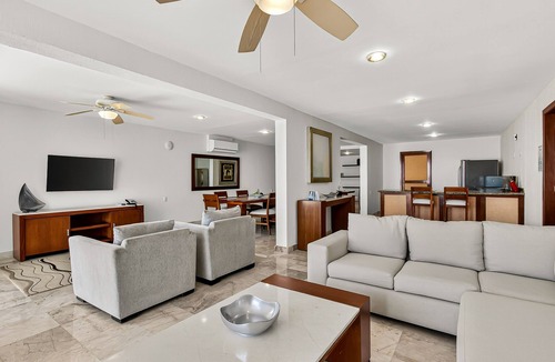 Conchas Chinas Apartment | Coastal retreat condo with resort-style pool, hot tub & oceanfront terrace