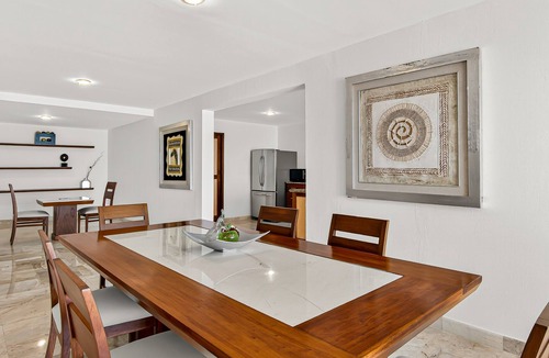 Conchas Chinas Apartment | Coastal retreat condo with resort-style pool, hot tub & oceanfront terrace