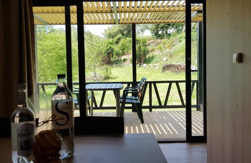 Bastelicaccia House | Comfortable mobile home on a green, peaceful plot, near the river .