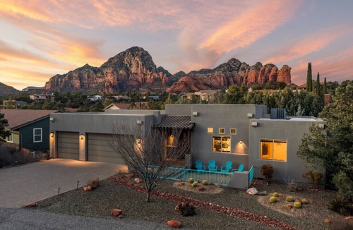 West Sedona House | Custom home with heated pool & spa in the heart of Sedona!