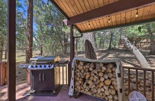 Groom Creek House | Deck w/Wooded Views: Rustic-Chic Prescott Cabin!