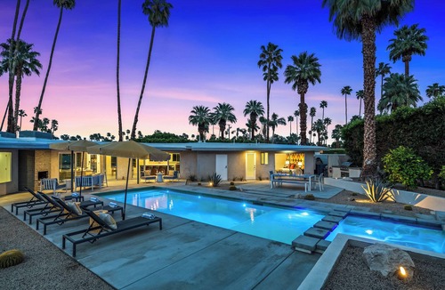 Deep Well Ranch House | Deepwell Modern – Luxury Mid-Century Villa with Pool, Spa, Courtyard & Mountain Views