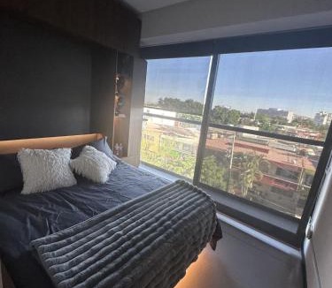 Americana Apartment | Depto 6 person Alberca Gym Cowork Estacionamiento