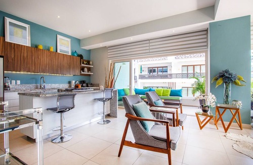 Emiliano Zapata Condo | Designer Corner Condo at Zenith in the Heart of Vallarta, Zona Romantica