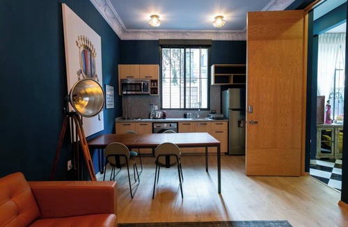 Colonia Roma Apartment | Friedeberg suite in Roma hood. AC+2beds+terrace