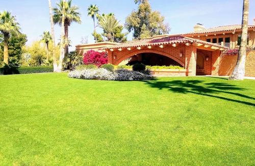 South Scottsdale Villa | Grand Estate on Ritz Carlton Golf Green:Indr Pool🏖️Cliffs🌄