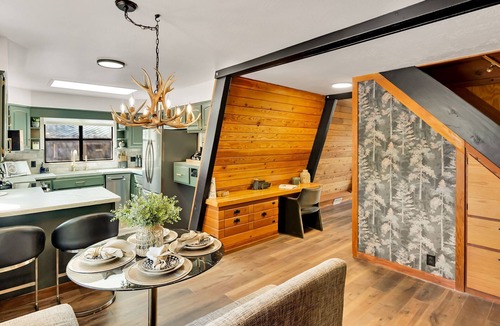 Prescott House | Green Roof A-Frame: Endless Views | Modern Cabin