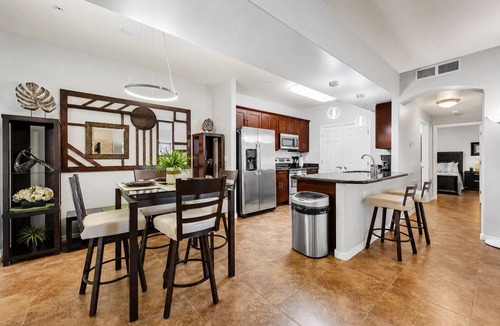 Parkwood Ranch Condo | Ground Floor, Steps from the Pool + Easy Parking! One Car Garage!