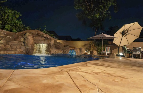 Glendale House | Group-Ready Glendale Oasis w/Pool Grotto + Slide