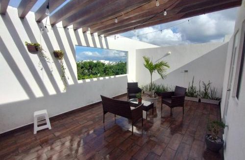 Puerto Juarez House | Habitación privada en penthouse con roof top