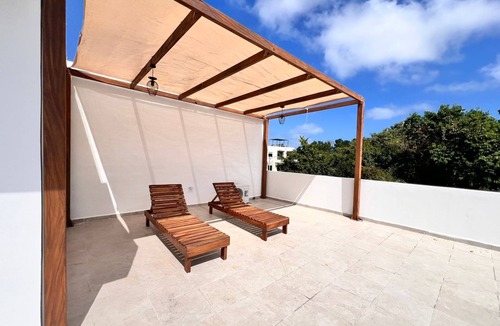 Puerto Morelos House | Home pool/wonderful common area.