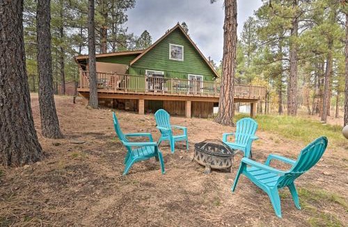 Happy Jack House | Hot Tub + Deck: Secluded Happy Jack Cabin