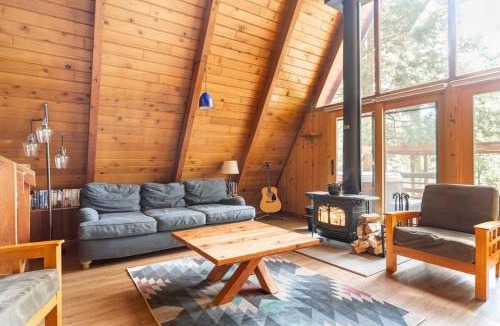 Fern Valley House | Idyllcove Fenced Mid-Century A-Frame