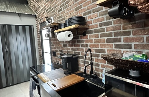 Encanto Apartment | Industrial Style Downtown Casita with Backyard. Pet Friendly!
