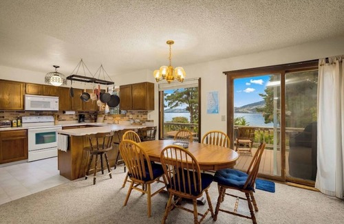 Big Arm House | Lakefront home w/private dock & large patio - dog friendly
