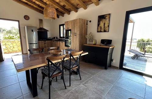 Pinarellu Villa | LARGE SHEEPFOLD, PRIVATE HEATED POOL, SEA VIEW, 500M FROM THE BEACH