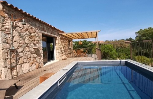 Pinarellu Villa | LARGE SHEEPFOLD, PRIVATE HEATED POOL, SEA VIEW, 500M FROM THE BEACH
