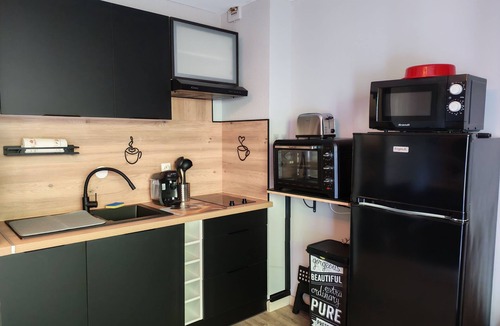 Amelie-les-Bains-Palalda Apartment | LARGE STUDIO - CLOSED LOGGIA - SHOWER - AIR CONDITIONING - BED 160 - RENOVATED