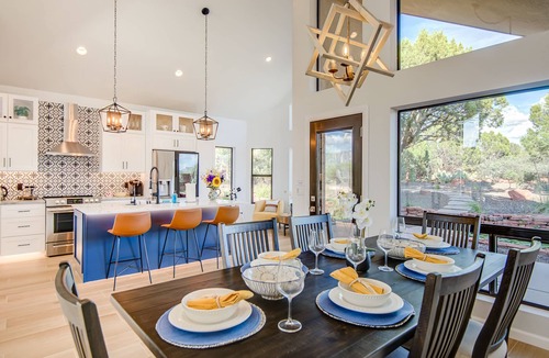 West Sedona House | Luxury home, amazing views, walk to forest, hot tub, bbq, EV charger!