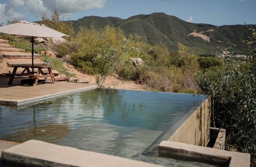 San Antonio de las Minas Villa | Luxury Glamping Tent with Vineyard Views & Private Bathroom (Queen size)