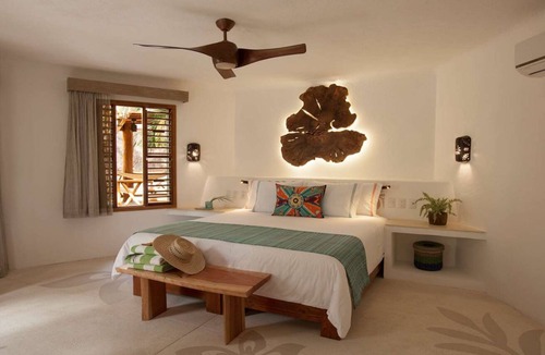 Downtown Hotel | Mahekal Beach Resort | Two King Bed | Bright Garden Cottage w/Hammock