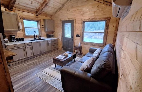Superior Cabin | Micham's Clark Fork River Retreat - River Front, Mountain View, Fire Pit - Cabin 1