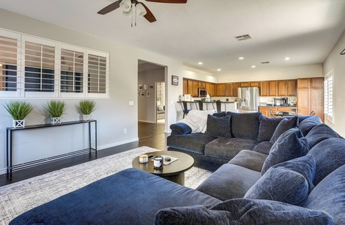 Maricopa Cottage | Modern Family Oasis Pool Game Room