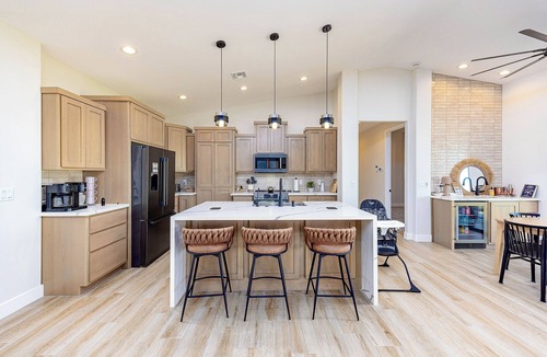 Lake Havasu City House | Modern Havasu Escape—Luxury Pool & Gourmet Grill & Fire Pit