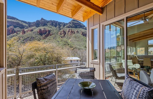 Sedona House | Modern Masterpiece with Paint Red Rock Views in Oak Creek Canyon near Slide Rock