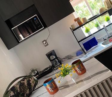 Tequila Apartment | Modern Residence Agave Dorado with AC and HotTub