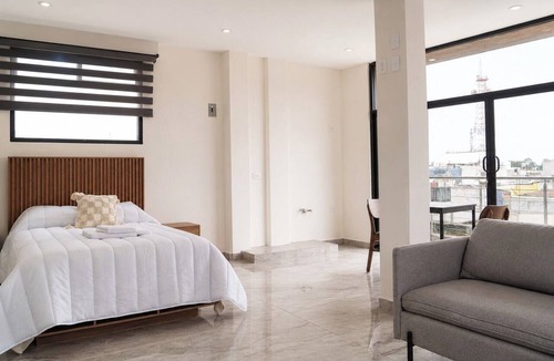 San Martin Texmelucan Apartment | Loft with a View of Popocatépetl | Downtown Texmelucan