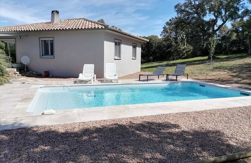 Lecci Villa | New villa with heated pool and garden 10 minutes from St Cyprien beach