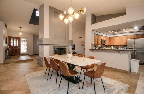 Paradise Valley Village House | North Scottsdale 4 Bdrm Vacation Sanctuary with Pebble Tech Pool