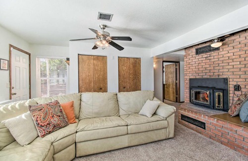 Show Low Apartment | Patio, Grill & Fire Pit: Show Low Escape!