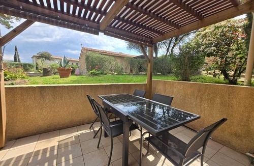 Serra-di-Ferro Villa | Petite villa résidence calme* wifi, clim, lave linge, piscine, mer à pied