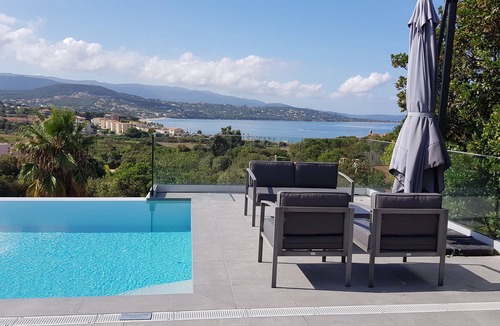 Porticcio Villa | Porticcio Very nice Villa Sea View, Private Heated Pool, 700m Agosta beach