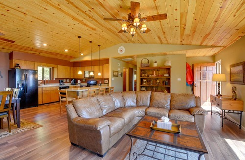 Highland Pines House | Prescott Hideaway w/ Deck, Sauna & Mountain Views!