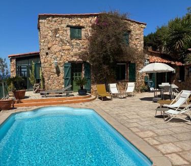 Tizzano Villa | Private pool villa Beach 50 m away 10 guests