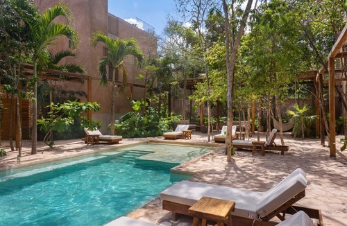 Tulum House | Private Rooftop Plunge Pool - Boho 3BR Home in Secure Kokoon Complex