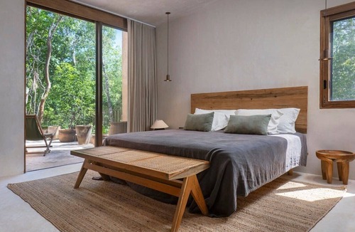 Tulum House | Private Rooftop Plunge Pool - Boho 3BR Home in Secure Kokoon Complex