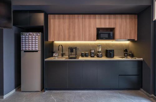 Cuauhtemoc Apartment | Private terrace overlooking the Monument to the Revolution
