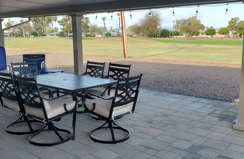 Sun City House | Relax & Enjoy the sun on the Covered Patio & Golf Course View