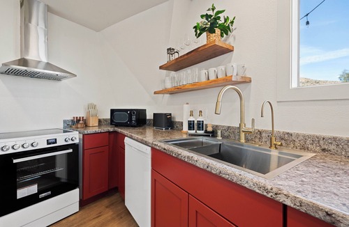 Yucca Valley House | Rockaway Mesa Dome Views Pool Karaoke Sauna