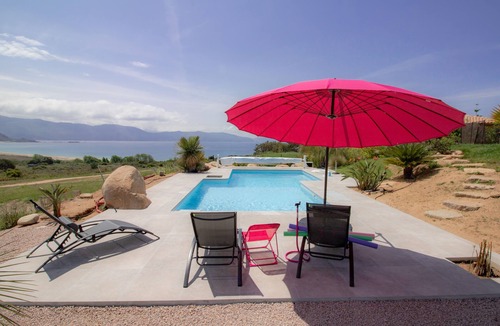 Sagone Apartment | SAGONE, Ground floor, recent studio 55 m2 - heated swimming pool, beaches 350 m