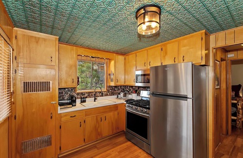 Whispering Forest Cabin | Sasquatch Cottage: Fun & Enchanting Sasquatch Themed Cabin! Flat Driveway! Wifi! BBQ!