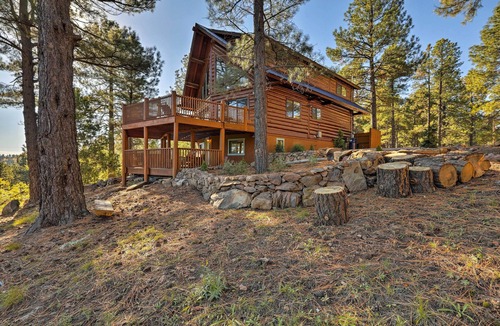 Kachina Village Apartment | Secluded Flagstaff Apartment on 4 Acres w/Deck!