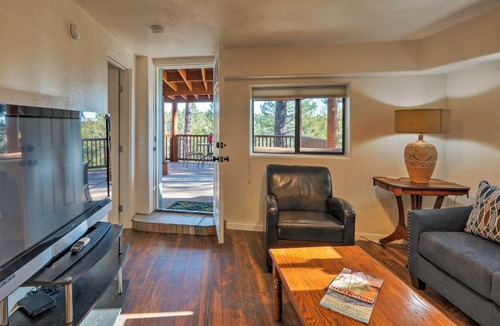Kachina Village Apartment | Secluded Flagstaff Apartment on 4 Acres with Deck!