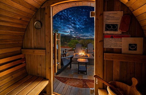 West Sedona House | Sedona Epic Dream - 5BR Wow Views! Pool/Spa/Rooftop/Sauna